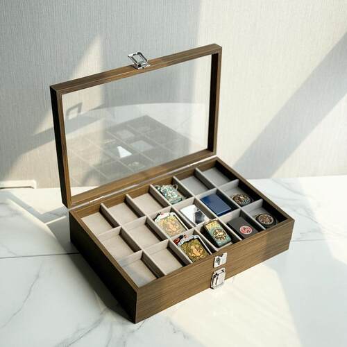 雅菲带盖防尘佛牌珠宝箱高档