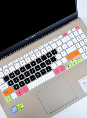 适用Asus华硕VivoBook15键盘膜V5000顽石六代15.6寸S5300灵耀S2垫