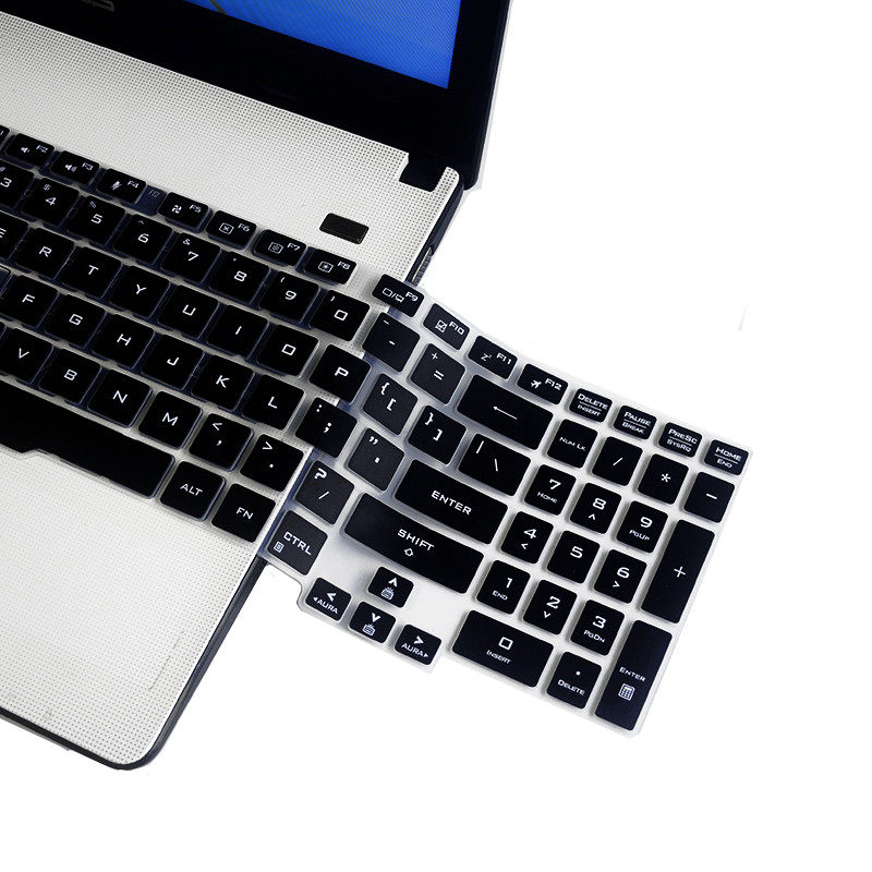 适用ASUS华硕天选4键盘膜天选5Pro笔记本AIr版3Plus透明15.6寸17