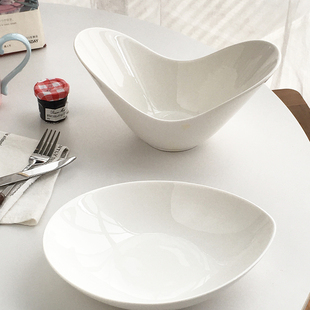 不规则异形个性 Annie 北欧风格 外贸订单 陶瓷餐厅家盘子 Garden
