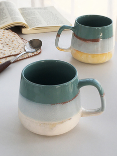 陶瓷大容量学生杯马克杯咖啡杯牛奶杯水杯 创意个性 Annie Garden