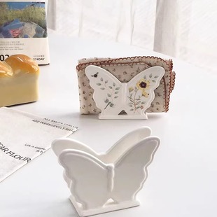 蝴蝶造型餐具收纳架陶瓷餐巾架装 外贸订单 饰置物架 Garden Annie