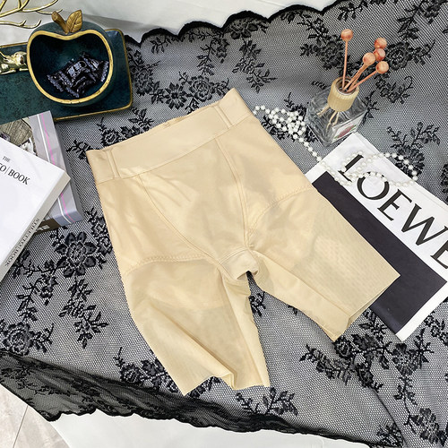 收腹内裤女性感中高腰3分平角塑身美体短裤束腰提臀无痕透气舒适