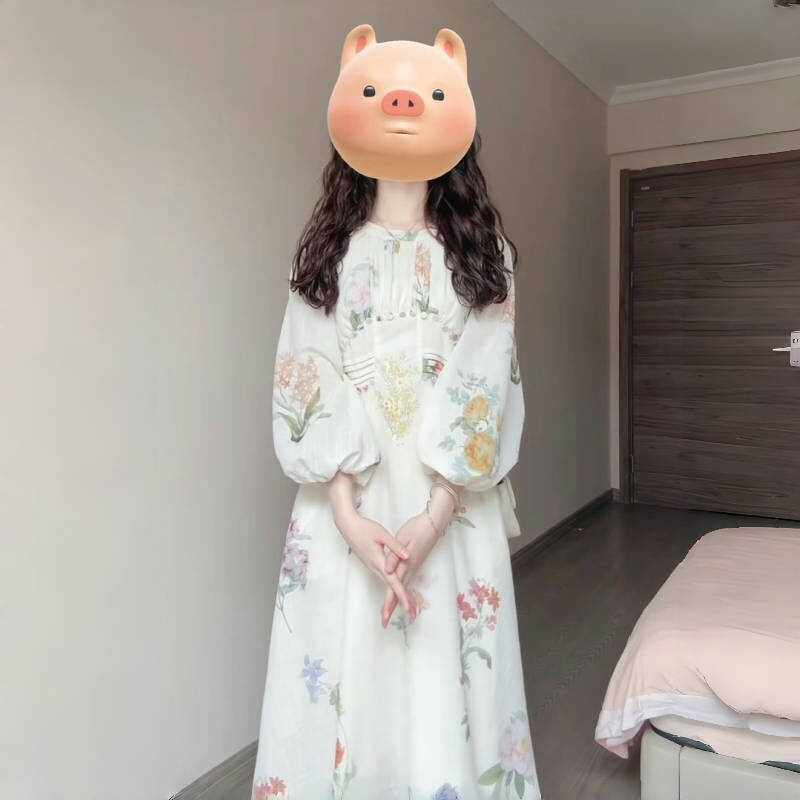 韩系氛围感穿搭法式绝美连衣裙