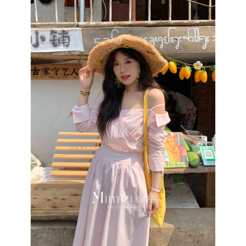 米米子微胖大码胖mm“梦幻风铃”时尚du家定制设计款连衣裙春新款