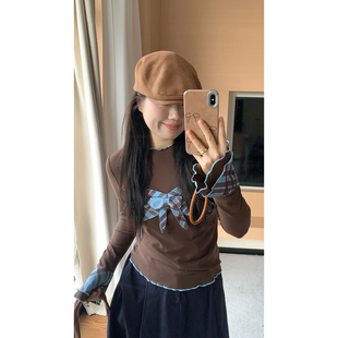 定制假两件设计款 时髦野心 上衣 20点 米米子