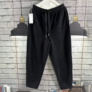 女C642 长101松紧腰抽绳休闲厚加绒长裤 原单腰围74 84臀围102裤