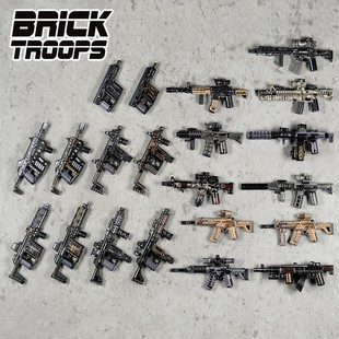 【印刷】乐宜乐 bricktroops 第三方人仔配件 M4 短剑 武器