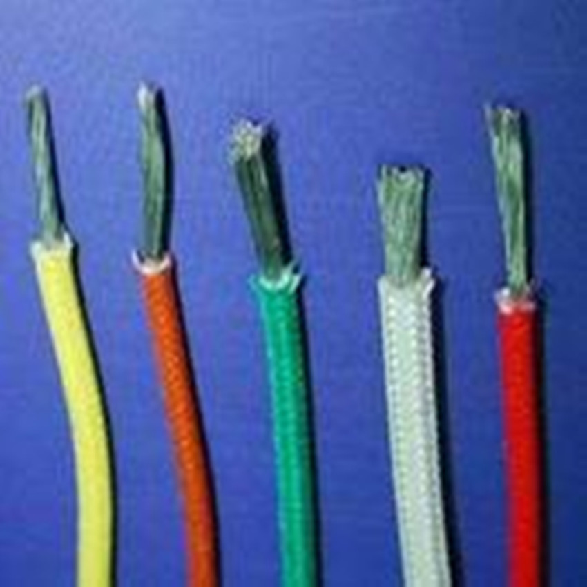 美标UL3122AWM16AWG 40支50支0.18MM高温玻璃纤维硅胶编织线305米