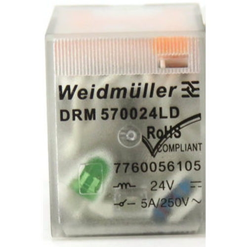 中间继电器四开四闭14脚带二极管