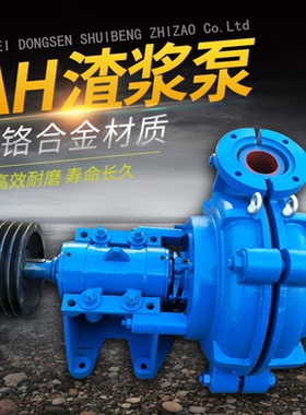 4/3C-AH卧式耐腐耐磨渣浆泵6/4D吸沙泵细沙回收砂浆泵高铬钢材质