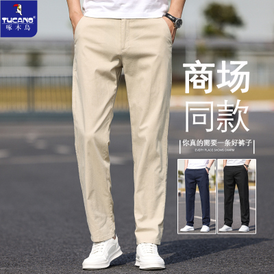 啄木鸟高端休闲裤男2025新款