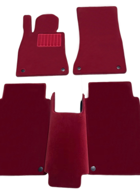 奔驰E260L E300L羊毛脚垫GLE350 GLE450 CLS400 E320专用羊绒地毯