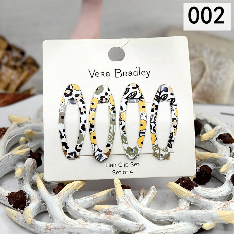 thumbnail for 319V*eraB outer single American pastoral Persian Mia floral paint BB clip bangs hairpin length 5CM side clip
