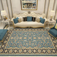 American retro carpet, Nordic ethnic style living room carpet, Persian coffee table cushion sofa, bedroom bedside blanket, large area thumbnail 6