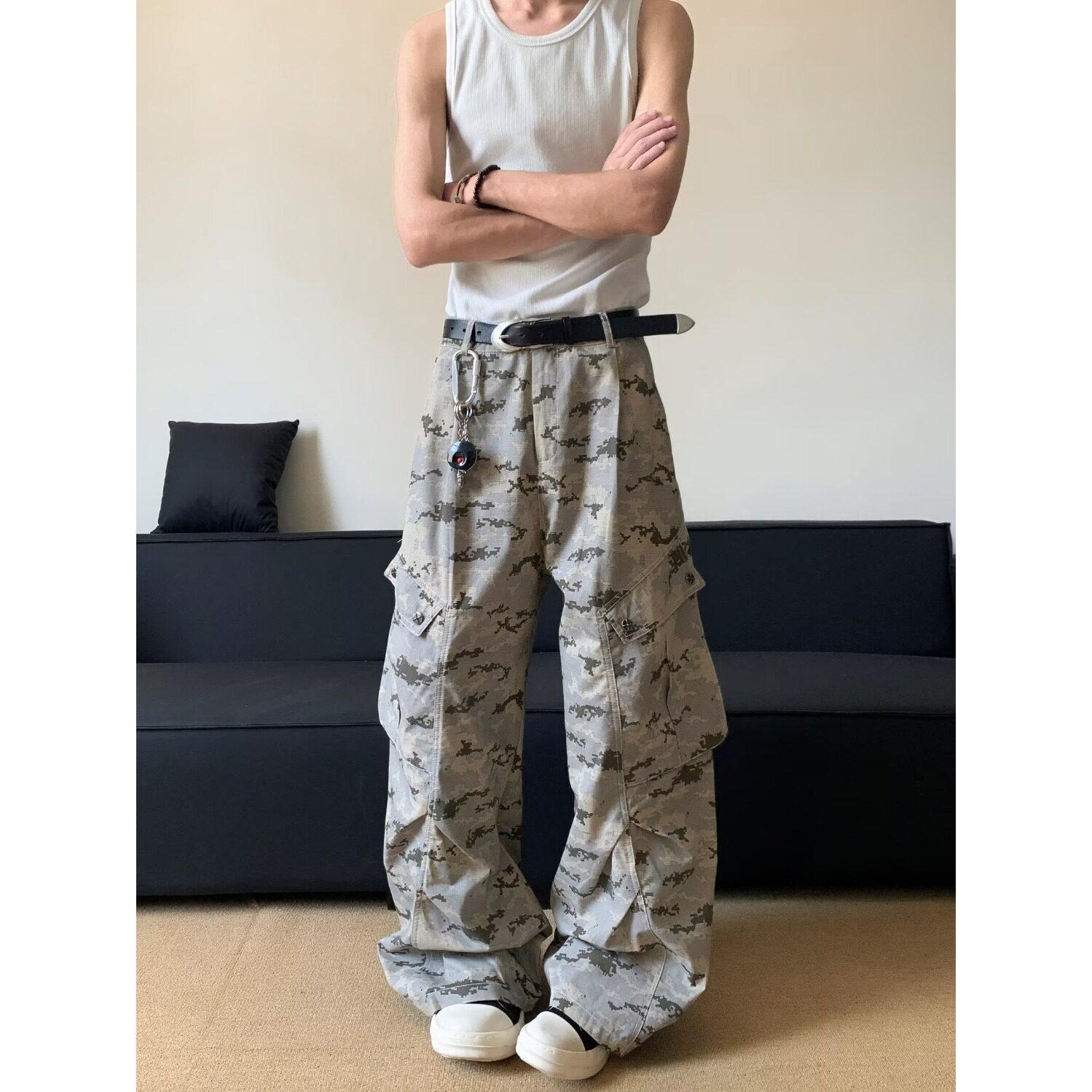 现货+沙漠迷彩裤休闲牛仔裤CK677/P65,男装牛仔裤,电商B350