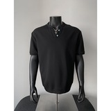 现货+祖母绿扣亨利领短袖T恤W1252/特P42，商品下架区，电商B350