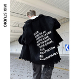 现货+春款美式高街潮流印花水洗牛仔夹克外套W832/P75限98，男装夹克，电商B350