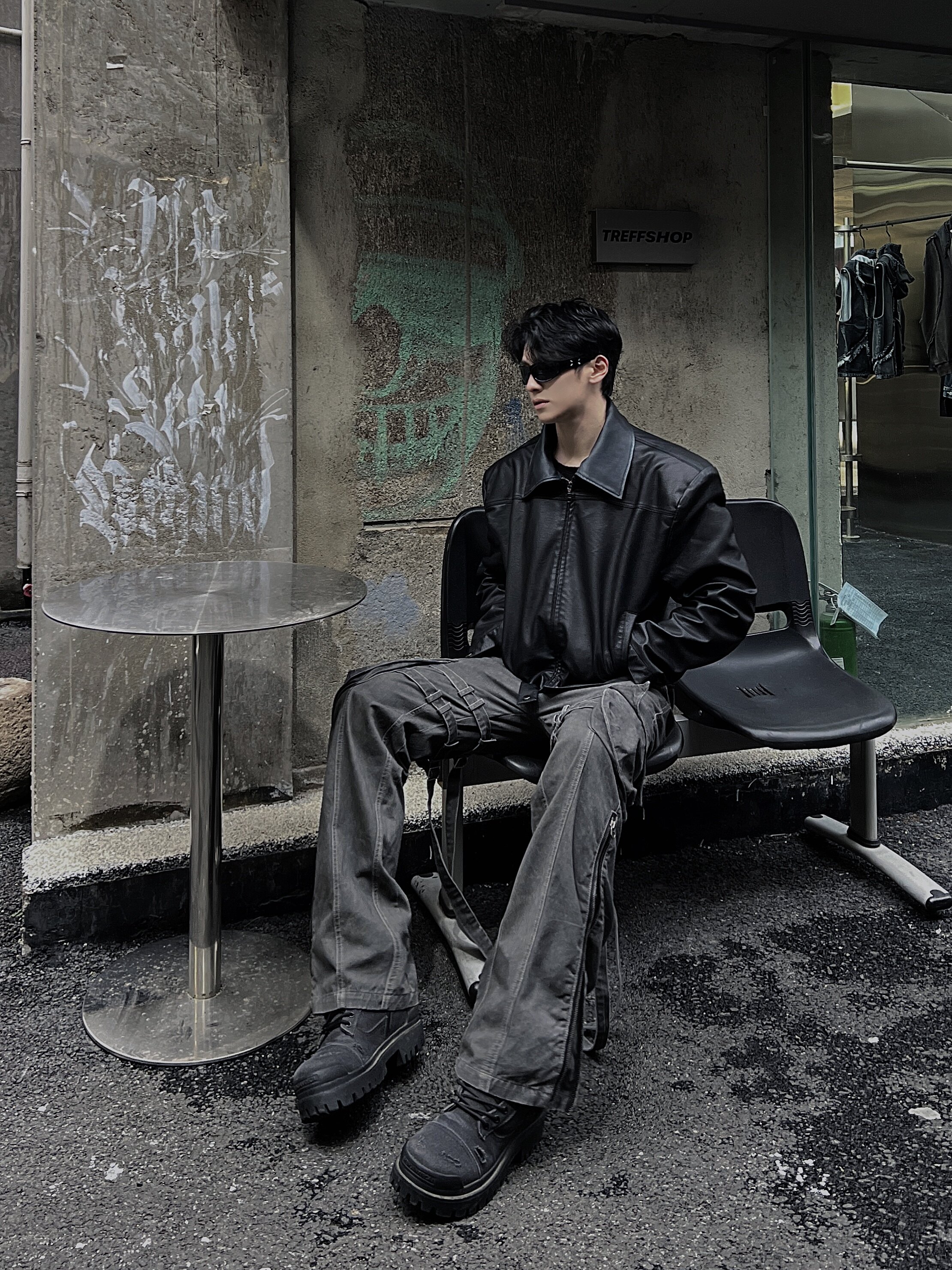UPGREATED绑带长裤工装图片