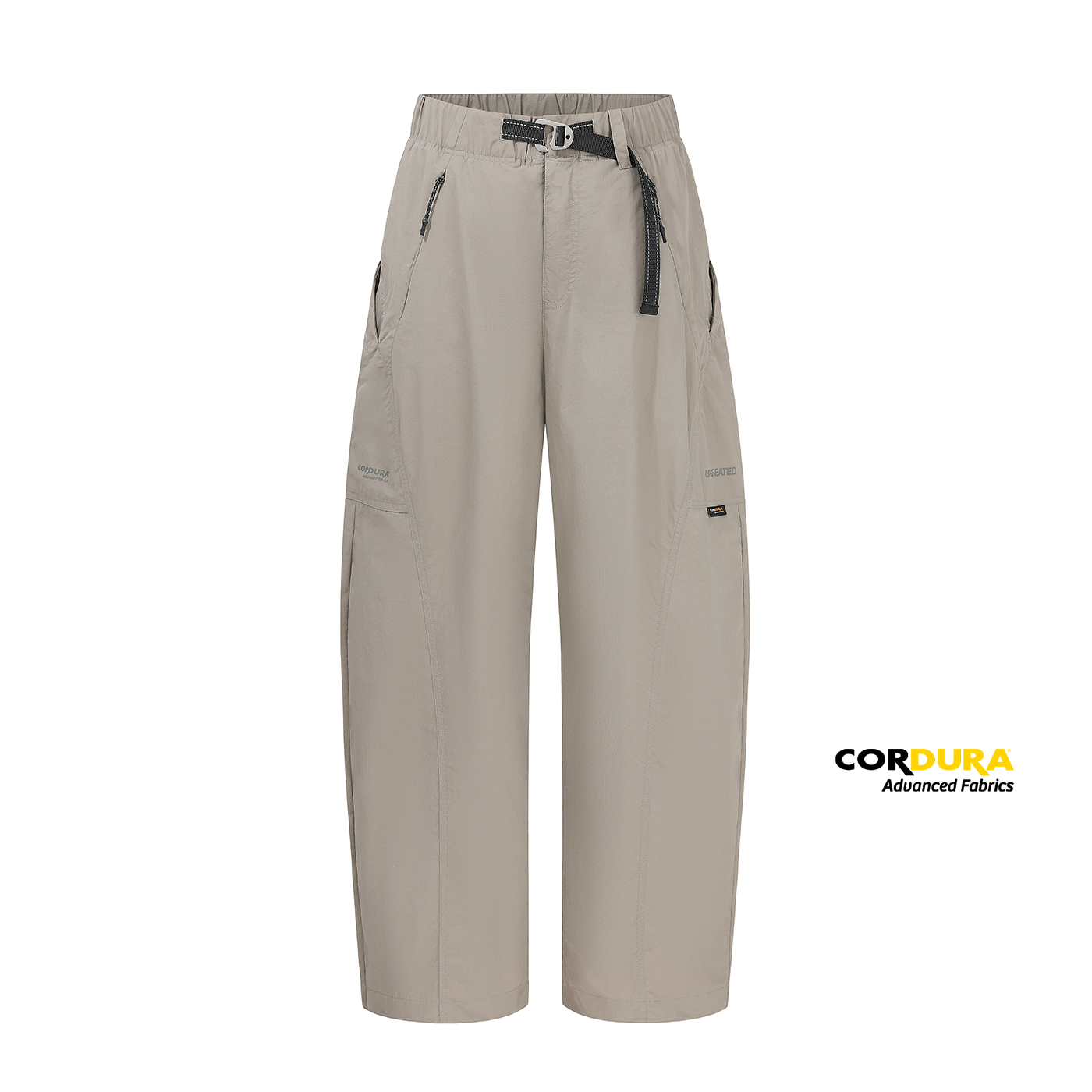 UPGREATED轻薄防水CORDURA面料户外机能风显瘦阔腿直筒弯刀裤