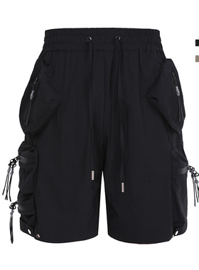 UPGREATED苏新皓同款城市轻户外街头机能拉链立体多口袋工装短裤