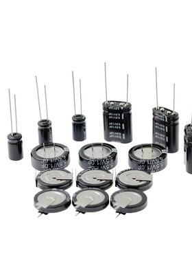 法拉电容器5.5V 0.22F0.33F0.47F0.68F1.5F 4F锂离子黄金超级电容