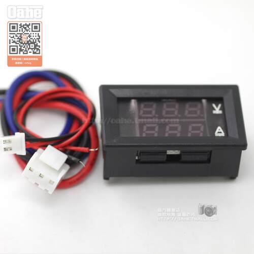 直流电压表头 数显0.28寸双显三线五线DC电流10A/100V