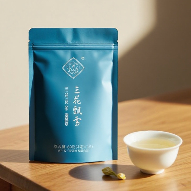 三花茶叶飘雪茉莉花茶明前特级浓香型广西横县茉莉小袋装自己喝