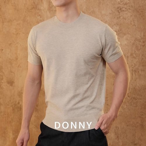 薄纱奥绒圆领短袖打底