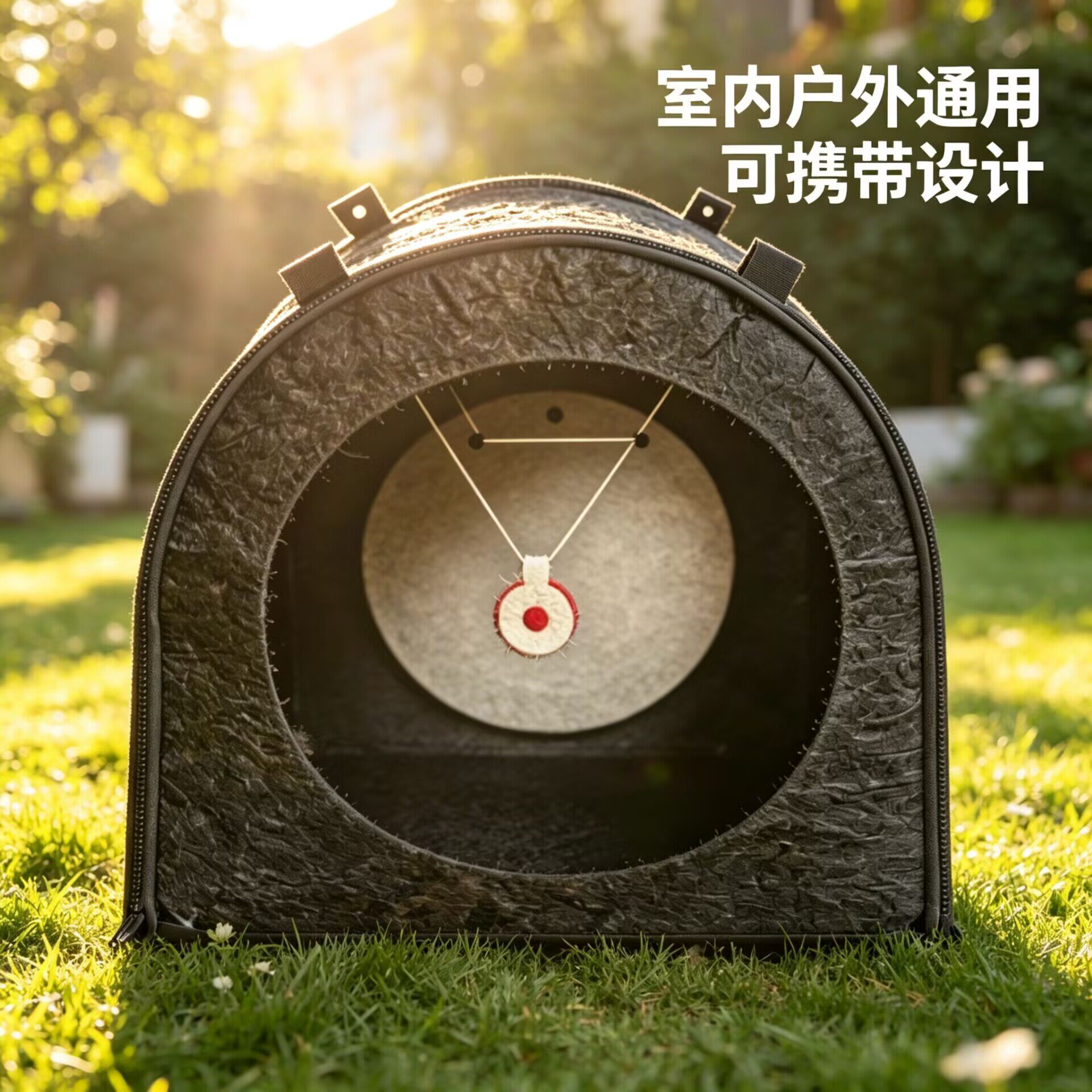 靶子靶箱黑色可收纳钢珠泥丸弹弓回收折叠加厚打靶箱子消音弹珠
