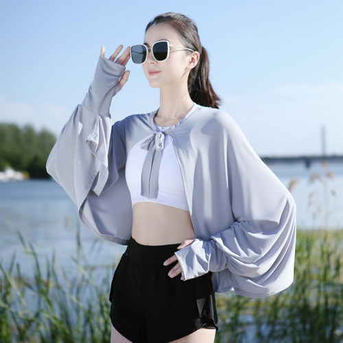 防晒披肩女夏薄款开车防晒神器