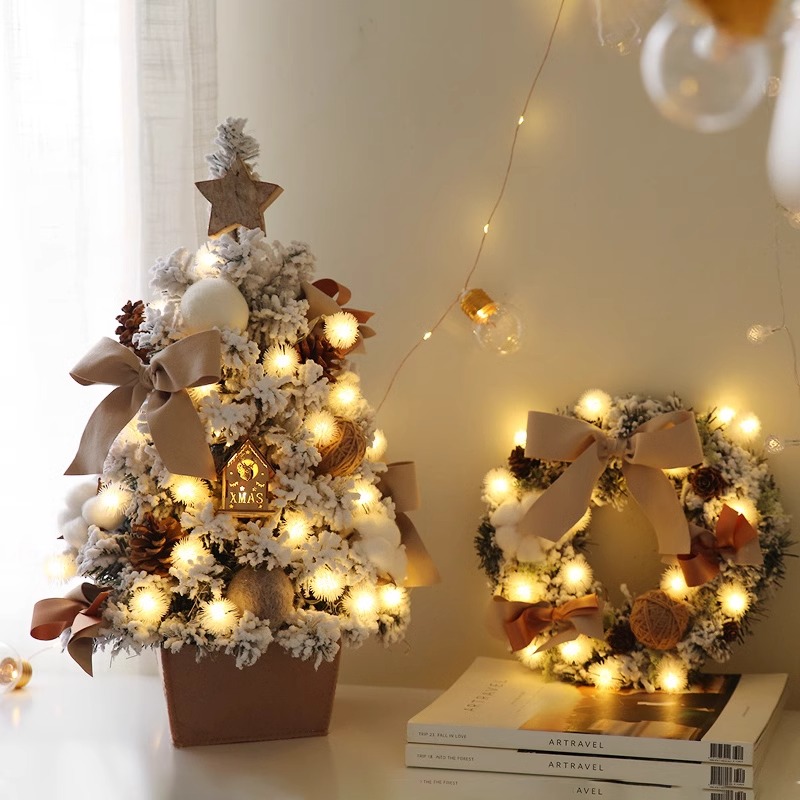 柔蓝若婷韩式桌面圣诞树新品促销