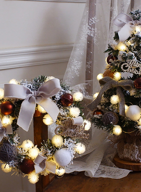 北欧ins圣诞树装饰品橱窗酒店商场60/90/45cm迷你圣诞树套餐灰色