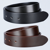 无夹层单层头层牛皮不带扣皮带真皮男3.8纯带身3.4无头裤 腰带161