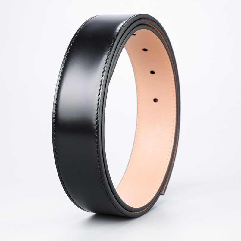 光面无夹层植鞣头层牛皮腰带