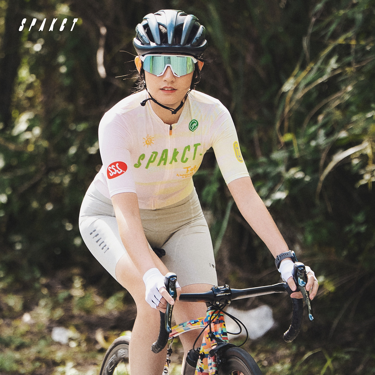 思帕客短袖骑行服男女专业夏季速干2026新款公路车自行车服-纯真