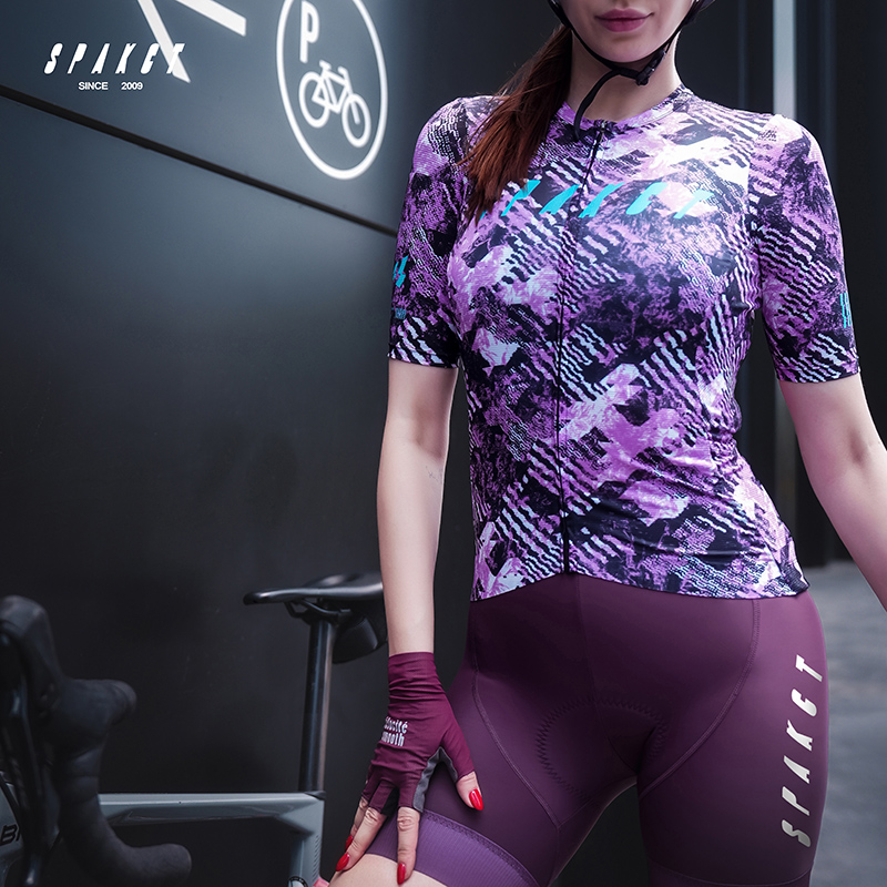 思帕客专业短袖女款骑行服