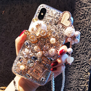 Applicable to apple x mobile phone shell iPhone8plus with diamond female 6plus diamond xsmax rhinestone 11pro tide brand xr new net red 7plus luxury full diamond xmax silicone iphone11