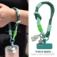 手机挂绳女手腕短款 卡通可爱小猫铃铛吊坠挂件编织手绳户外旅游登山绳防丢手提链带子拇指环挂绳手机壳吊绳新