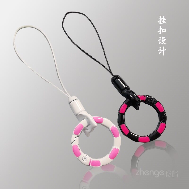 弹簧圆扣小吊绳手机挂绳配件挂钩图片