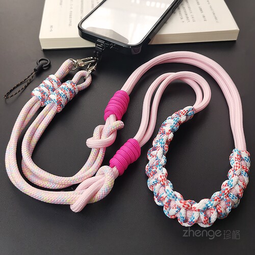 斜挎＆手腕＆挂脖手机挂绳三用