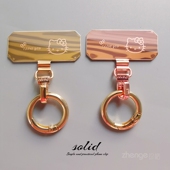 可爱猫旋转扣金属夹片ins手机挂绳垫片薄不顶壳不影响充电手机链挂片手环手串卡条结实耐用挂钩连接片升级款