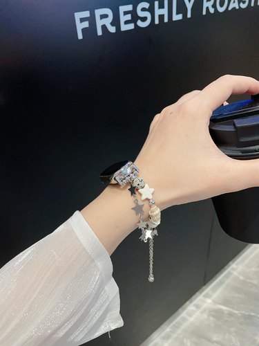 夏日风海星贝壳串珠手链表带