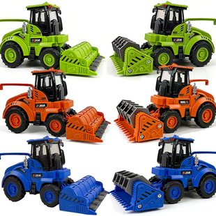 儿童惯性农夫车玩具仿真割麦机松土机模型农用运输车拖拉机男孩3
