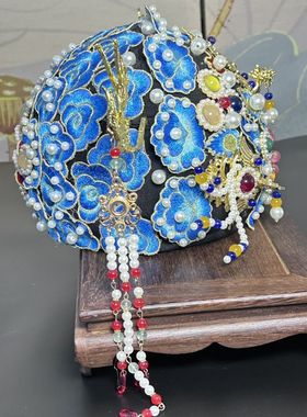 明制小凤冠汉服配饰发冠亲子头饰平价古风拍摄道具