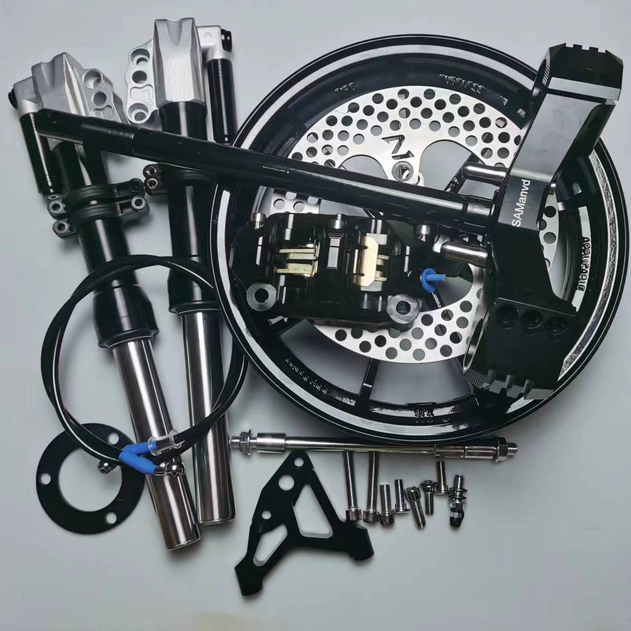 SAManvd前减震碟刹9号E80c/小牛