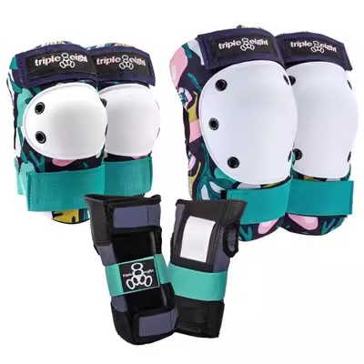 아메리칸 트리플 에이트 888 성인 및 어린이용 보호 장비 롤러 스케이트 스케이트보드 밸런스 자전거 T8 헬멧 보호 장비