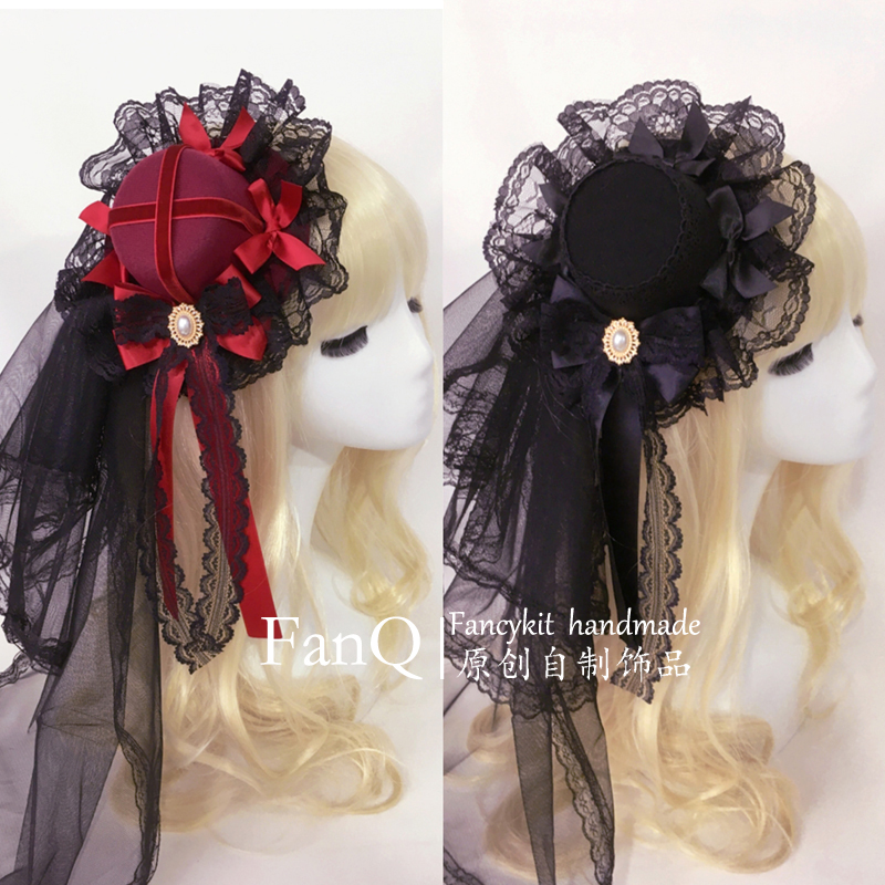 lolita优雅茶会小礼帽Lolita