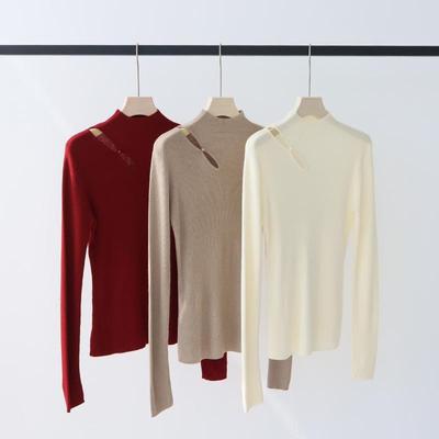 2024秋冬新款修身显瘦毛针织衫