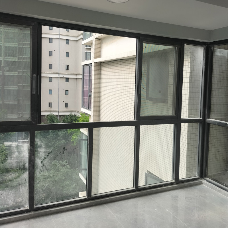 成都新津崇州系统门窗封阳台玻璃防盗窗断桥铝合金窗隔音窗折叠窗